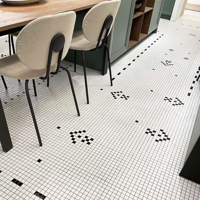 Black And White Jigsaw Tiles