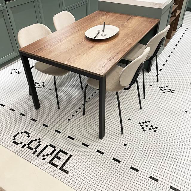 Black And White Jigsaw Tiles