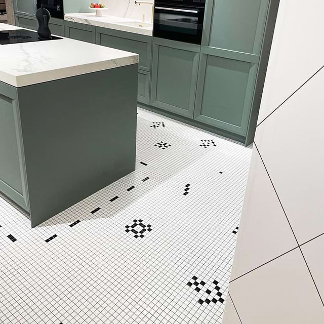 Black And White Jigsaw Tiles