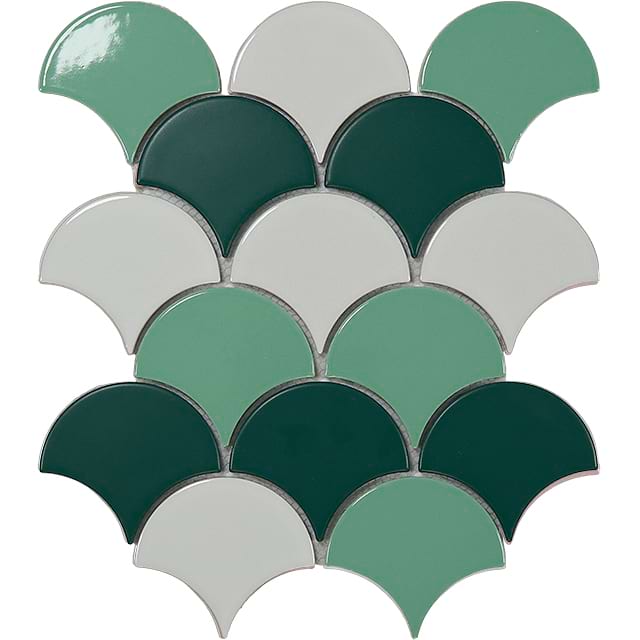 Fan Shaped Indoor Tile